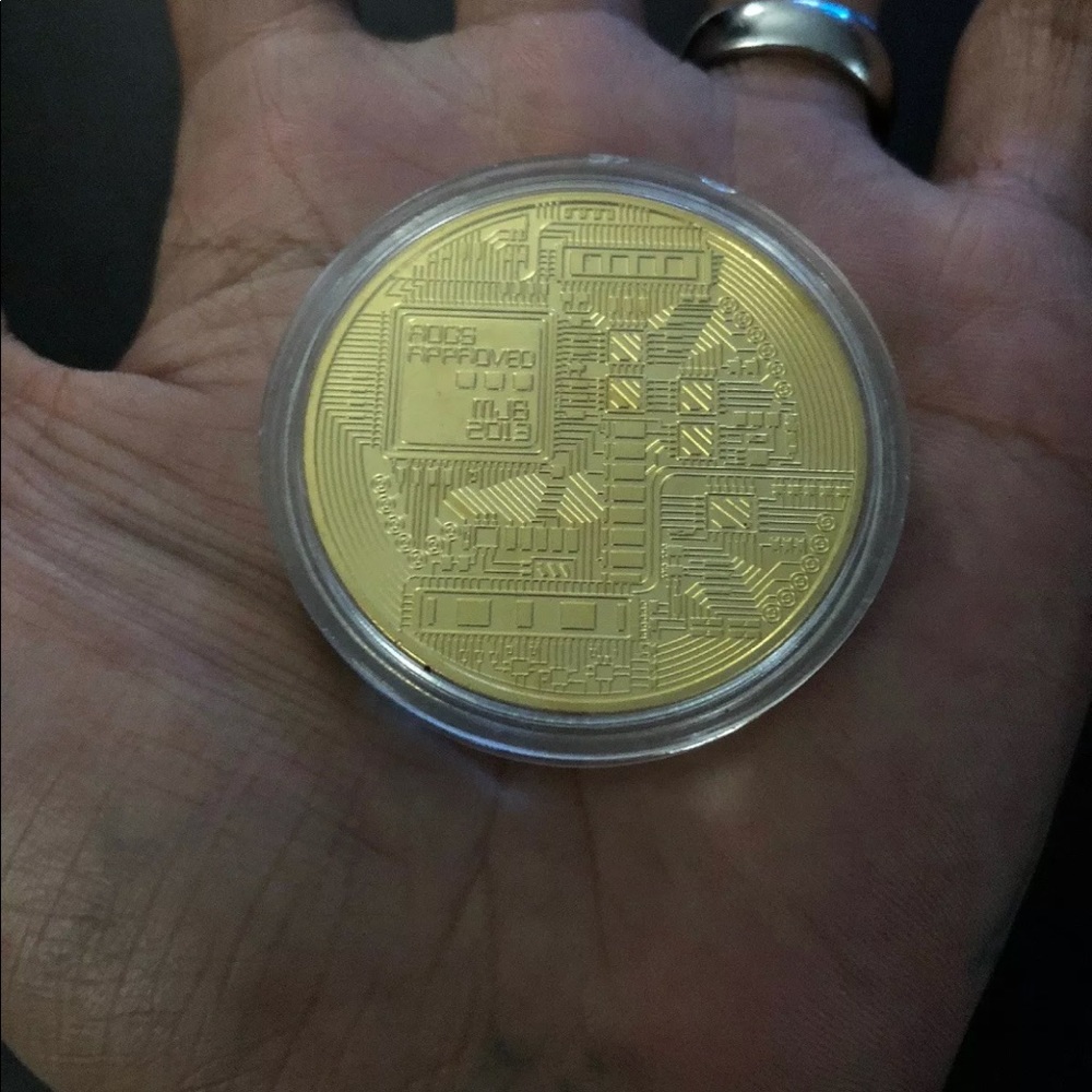 Bitcoin with Clear Case